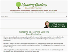 Tablet Screenshot of manninggardensnr.com
